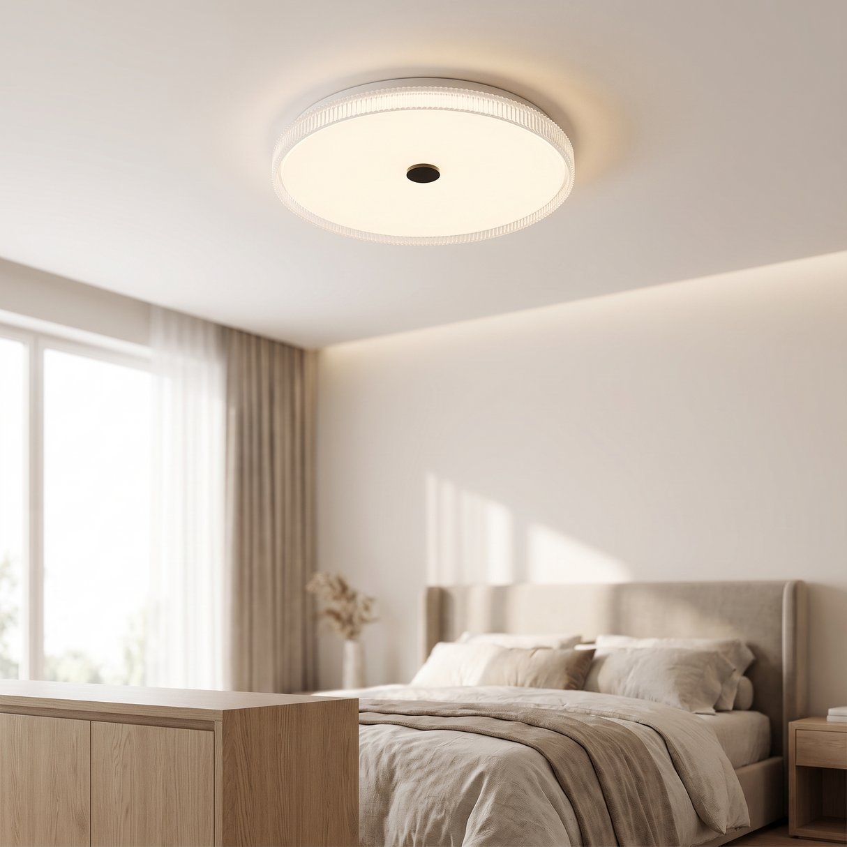 XS-723/450'' Led Ceiling Light, White Finish