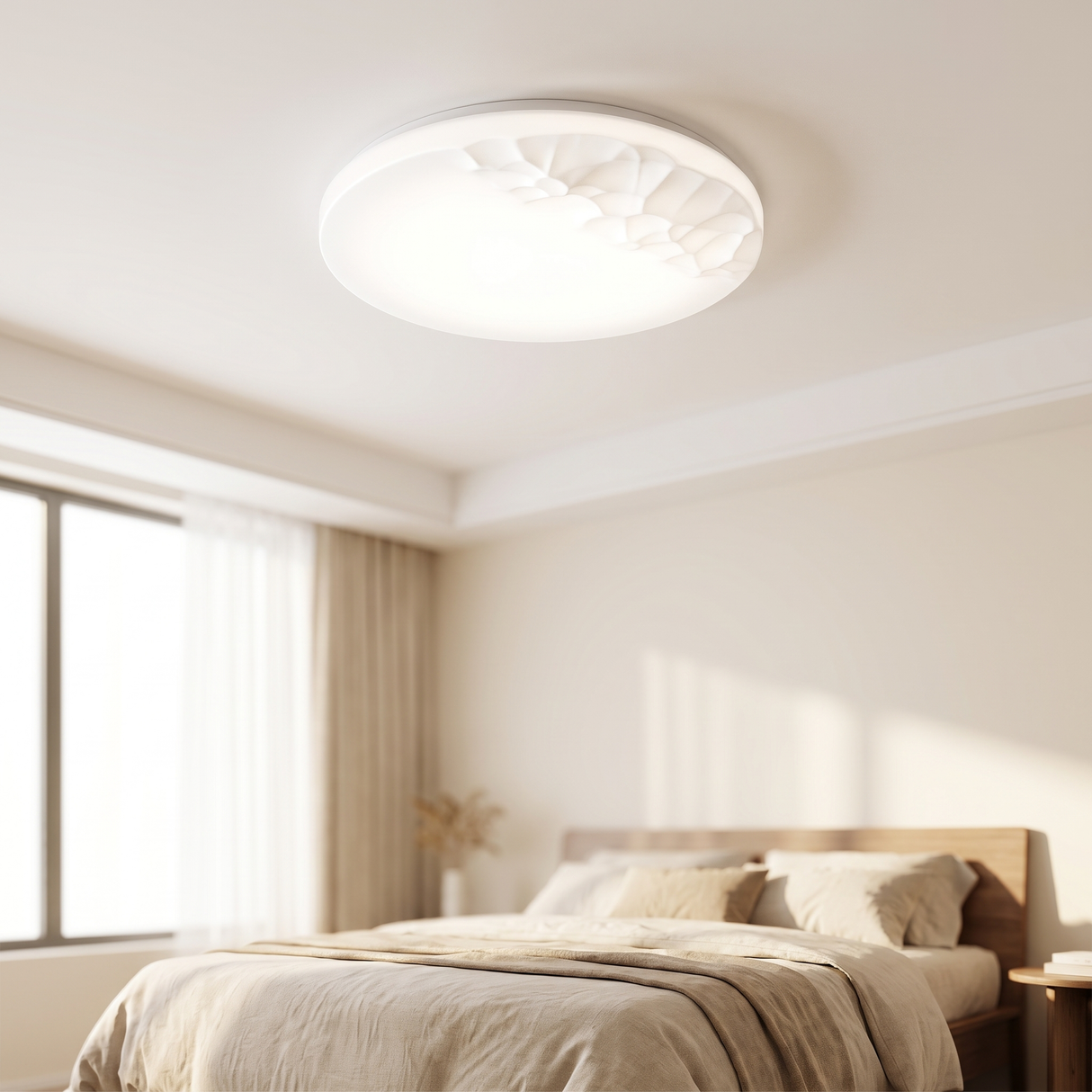 XS-718/450'' Led Ceiling Light, White Finish
