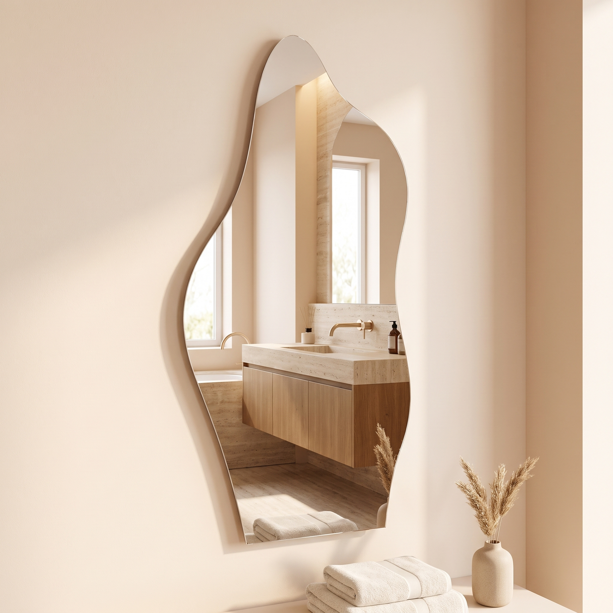 AFL-N005'' Wall Mounted Backlit Mirror, 50x120cm
