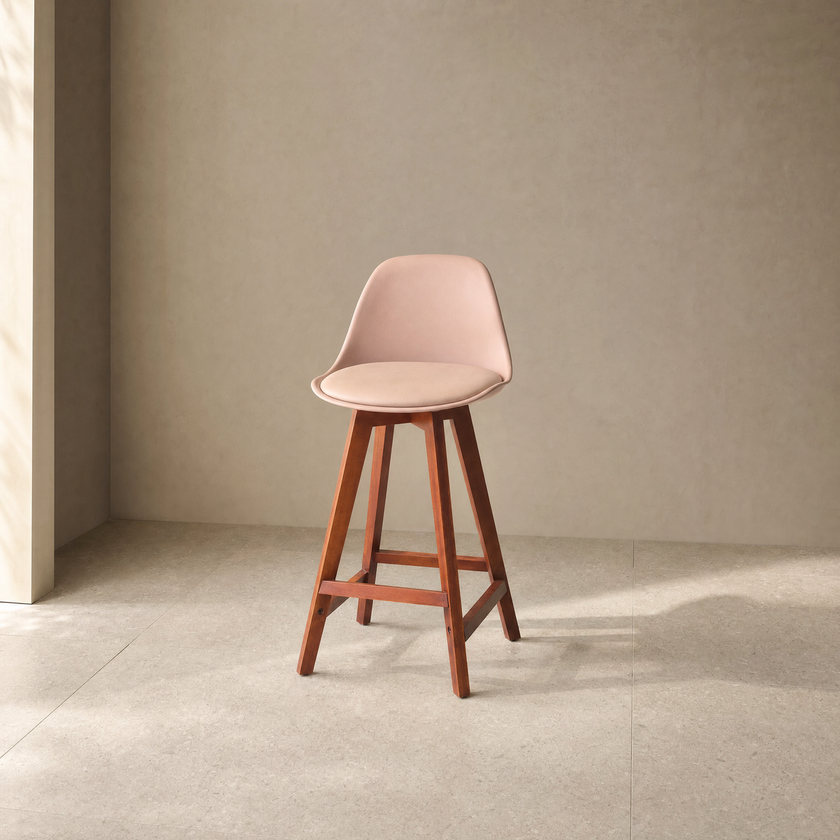 FY-910'' Bar Stool, Mocha Finish