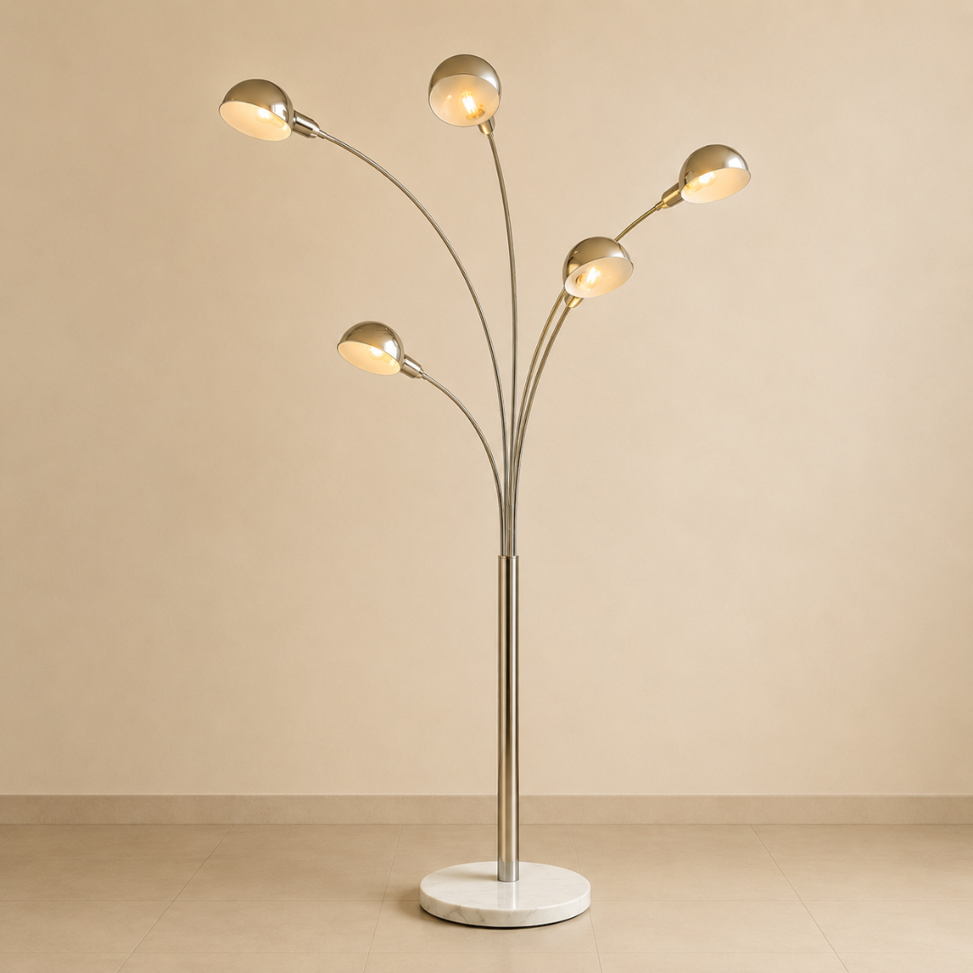 ML54495B'' Floor Lamp, chrome color ,180 cm