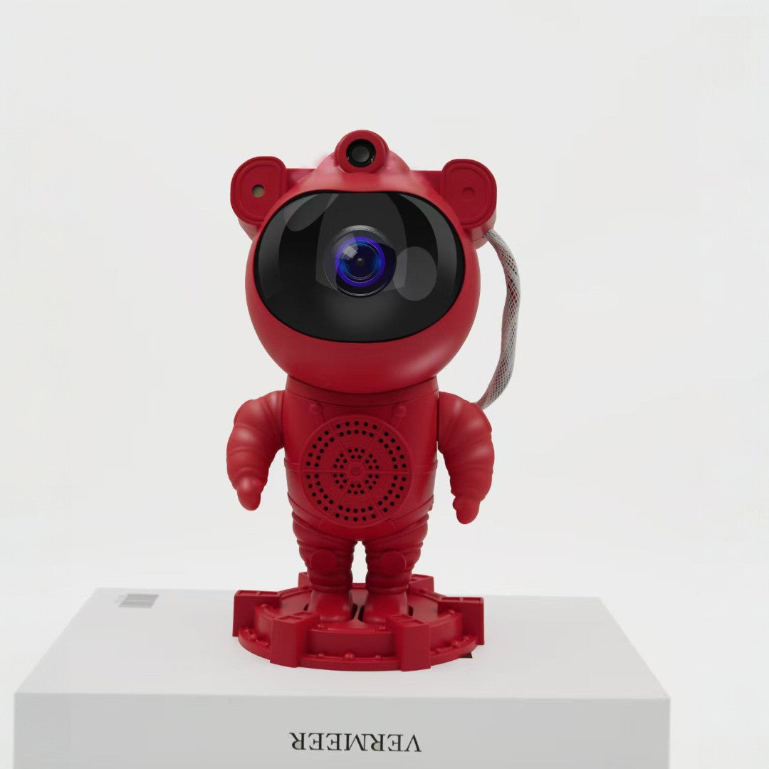 X2502'' Astronaut Galaxy Projector, Red Finish