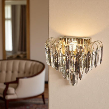 8888/2'' 2 Light Wall Fixture, Gold Finish - JassourCo.